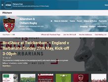Tablet Screenshot of chilternrugby.com